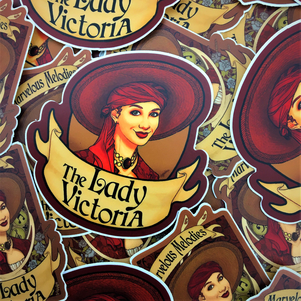 Merch The Lady Victoria Hammered Dulcimers